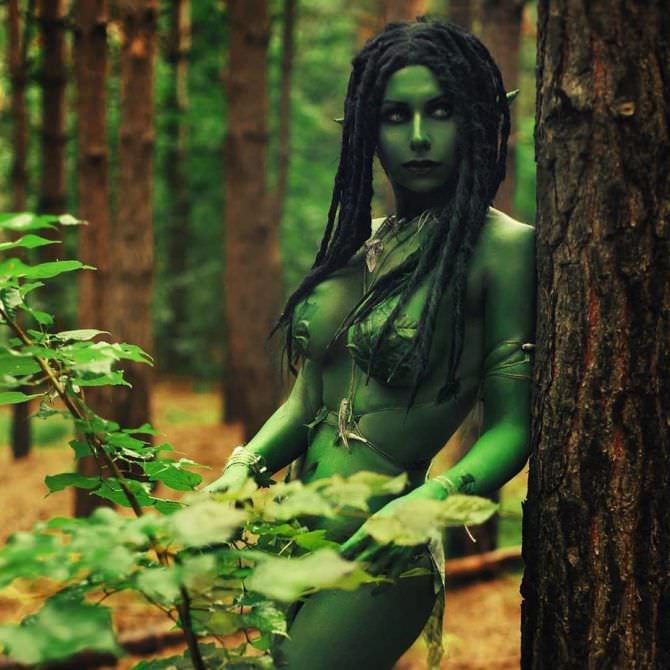 Елена Самко фото косплея лесного духа