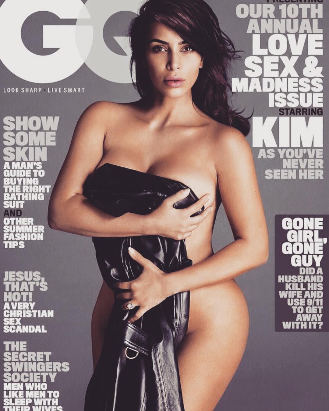 Ким Кардашян фото для журнала GQ
