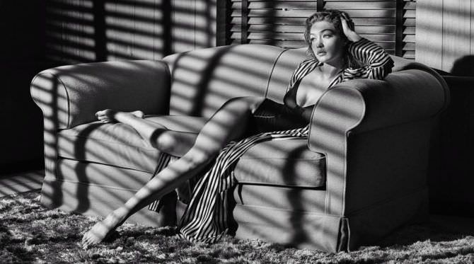 Джиджи Хадид фото с тенями в инстаграм