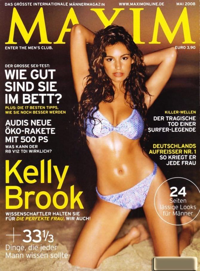 Келли Брук фотогафия с обложки журнала