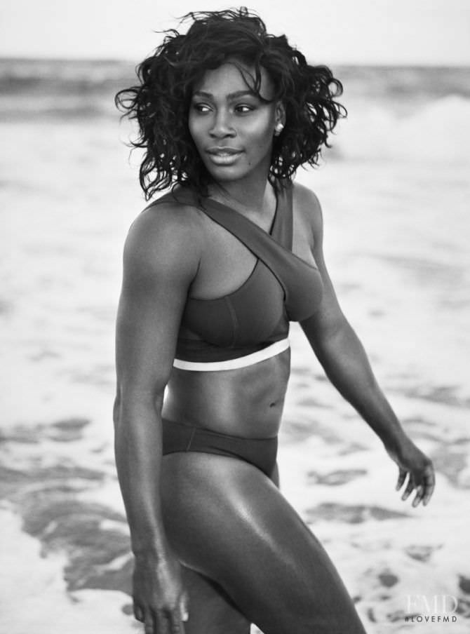 Серена Уильямс фотосессия в бикини на пляже