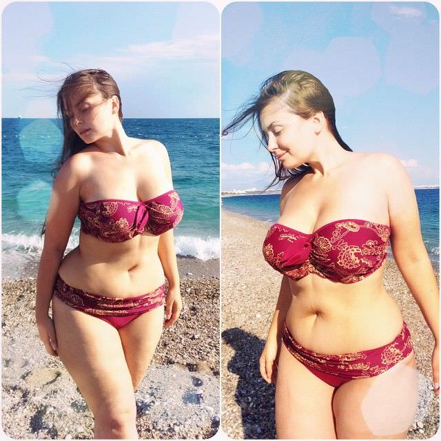 Светлана Каширова фото в красном бикини