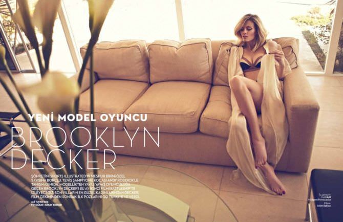 Бруклин Деккер фотография в журнале в белье
