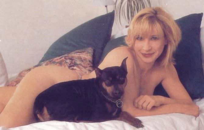 Синтия Ротрок фото с собакой